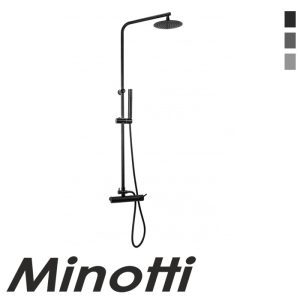 MINOTTI TUBO DARK ELEGANCE MUT-065B/6113CB MINOTTI slavina baterija za tuš kabinu