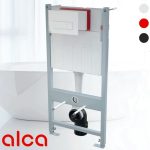 Vodokotlić ugradni konstrukcija + HROM sjaj tipka (SIMPLE-PROJECT) S501.4 (M571) ALCA